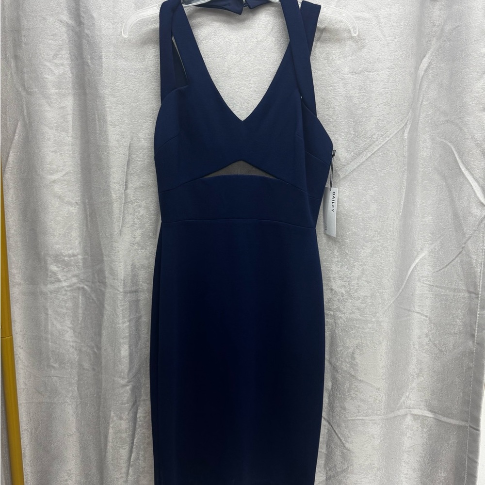 Bailey 44 Navy Backless Dress